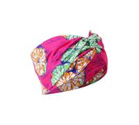 Zanthicia Diadema de ganchillo Estampado floral Banda para la cabeza deportiva colorida Diademas ajustables Accesorios para peinados para yoga, Rosa roja