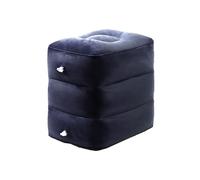Zanthicia Dile adiós al Dolor y molestias en Las piernas con Esta cómoda Almohada Inflable para pies. Fácil de Transportar, Azul