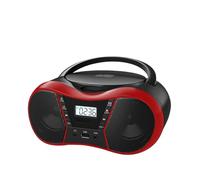 Zanthicia Disfrute de un Sonido de con Reproductor CD Reproductores CD portátiles para Entretenimiento en el hogar Reproductor portátil ABS Duradero, Rojo