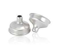 Zanthicia Embudo de acero inoxidable, tolva práctica de boca ancha, herramientas cocina desmontables, embudos, utensilios cocina, barra vino y aceite, 2 uds.