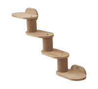 Zanthicia Escalera de para Madera para Pared para Gatos, Escalera de Escalada para Gatos, Estructura Resistente Que Ofrece oportunidades de Escalada seguras y