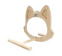 Zanthicia Espejo de para Madera Premium para pájaros Que Ofrece a los Loros oportunidades de Juego Interactivo y Mejora su Equilibrio. Espejo de para Madera