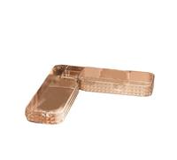 Zanthicia Estante de baño acrílico Impermeable, fácil instalación sin dañar Las Paredes, estantes de Ducha acrílicos para Ahorrar Espacio, a Prueba Herrumbre, Rosa