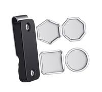 Zanthicia Estuche de Bolsillo para Tiza de Billar, Accesorio para Herramientas Billar, Ideal para Deportes Interior en casa. Octogonal, 3 cm x 3 cm (1,18 Pulgadas x 1,18 Pulgadas). Incluye Clip para