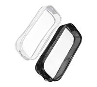 Zanthicia Estuche Transparente para lápices de 2 uds., Bolsa Grande Impermeable para la Escuela con Capacidad de papelería PVC Resistente a los arañazos y Resistente al Desgaste
