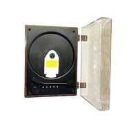 Zanthicia Experimente la verdadera versatilidad con el Reproductor de CD portátil Bluetooth Light Características Retro de Lujo Batería Litio 2000 mA incorporada, Color Nogal