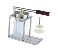 Zanthicia Exprimidor de naranja, lima y pomelo para el hogar, exprimidor manual ergonómico para jugos frescos sin complicaciones, fabricado en acero inoxidable, extractor de jugo resistente.