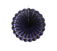 Zanthicia Flor de papel Paraguas ligero Guirnalda Exquisito Papel brillante Fan Calcomanías de pared Hermosa guirnalda 3D Kids Favor Bar, Violeta