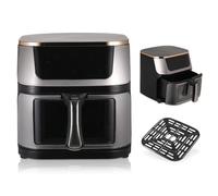 Zanthicia Freidora de aire para cocinar más saludable, freír, asar, hornear, parrilla con controles de pantalla táctil precisión, lo que da resultado comidas más saludables