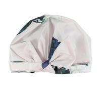 Zanthicia Gorros de ducha Estampado de flores Impermeable Reutilizable Elástico Grueso Colorido Turbante Bonnet Sombrero corto largo Suministros salón, Flor
