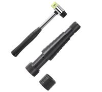 Zanthicia Herramienta de joyería y alianza de boda, ajustes anillo prácticos y eficientes con ensanchador anillo Metal eficiencia trabajo, Negro + martillo goma