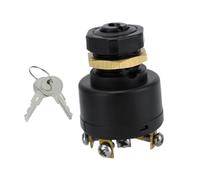 Zanthicia Interruptor de encendido marino de plástico ABS primera calidad para motores fuera borda Fácil instalación Interruptor encendido rendimiento duradero Barcos con motor fuera borda