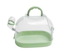 Zanthicia Jaula de Transporte para hámsteres Enanos, Hurones y erizos, Ligera y portátil, Ideal para Exteriores, Ideal para Aventuras y exploración. Jaula de Viaje Transparente y portátil.