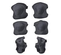 Zanthicia Juego de Equipo de protección para Bicicleta para niños, Rodilleras para niños, Protector Rodillos para monopatín, esquí, para Exteriores, 6 Piezas