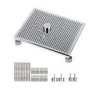 Zanthicia Juego de plantillas para doblar alambres, ideal para principiantes y proyectos de artesanía avanzados. La plantilla cuenta con orificios con poca separación para crear