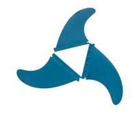 Zanthicia Juego de quillas versátiles para Base Que conectan a la perfección los giros en longboards y shortboards. Juego de 3 quillas con quilla Central y Laterales (Derecha e Izquierda).