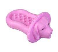 Zanthicia Juguete masticable para Mascotas, mordedura portátil para Interior y Exterior, Juego de Animales pequeños, palillo de Dientes, Limpieza, Accesorios para Juguetes para la dentición, Rosado