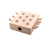 Zanthicia Juguetes interactivos para Mascotas con 8 Agujeros. El Gatito fortalece el vínculo Entre dueños y Amigos felinos, a la Vez Que Proporciona un Divertido Juego de atrapar