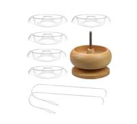 Zanthicia Kit para ensartar cuentas con cuenco para cuentas, diseñado para crear joyas y manualidades de forma rápida y eficaz. Ideal para facilitar el trabajo de los creadores. Kit para proyectos