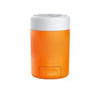 Zanthicia Lavapiés automático y fácil de usar para embellecer las patas de las mascotas. Embellece y Para lava patas al salir. ABS duradero, naranja