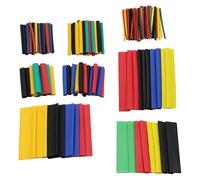 Zanthicia Los Tubos termorretráctiles Multicolores ofrecen soluciones eficaces de Aislamiento con Envoltura retráctil para Aplicaciones de Cables eléctricos. Envoltura Grande de, 164 Piezas