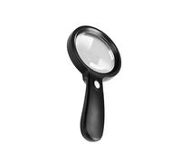 Zanthicia Lupa de Mano con luz y Soporte. Varias Opciones Disponibles. Aumento de 10x. Trabajo Detalle práctico en Cualquier Lugar. Lupa Infantil para Leer y soldar.