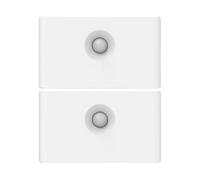 Zanthicia Luz LED nocturna con Control automático de luz para dormitorio, lámpara de pared con Sensor movimiento pasillo, nocturna inteligente conectada, 2 piezas, Redonda regular 2 piezas