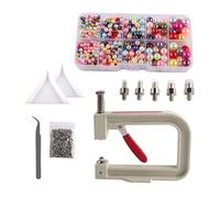 Zanthicia Máquina Moderna para engastar Perlas, eficiente Herramienta para remachar Cuentas, sastrería, Sombreros, Tarjetas, Bolsos, Vestidos, incluidos