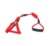 Zanthicia Mini arnés Ajustable para Cerdos, Mini arneses Plegables para Caminar, Correas Resistentes al Desgaste, cinturón Seguro, Cuerda de Plomo para Entrenamiento, Rojo, 1.2 * 120 cm, SG