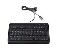 Zanthicia Mini Teclado Durabilidad excepcional Conexión USB Flujo de Trabajo Diario de Oficina Herramientas Esenciales Operaciones estables Mini Teclado