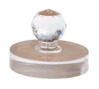 Zanthicia Molde para prensar polvos, herramienta para prensar sombras de ojos, sello de lacre vintage, herramienta para reparar sombras ojos, rubor, iluminadores, Claro, 3.5 x 4 cm