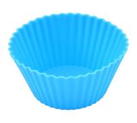 Zanthicia Moldes de silicona para magdalenas, moldes para tarta de queso, resistentes al calor, antiadherentes, para hornear, para magdalenas, bandeja para hornear en casa y restaurante, Blau