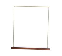 Zanthicia Organizador de joyas, expositor de collares, base Para madera, elegante percha almacenamiento independiente para exhibir accesorios, expositor pulseras moda, soporte Para madera para