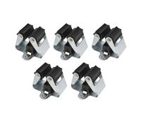 Zanthicia Organizador de tornillos de resistencia, ganchos para estante almacenamiento, soporte para escoba, Clip Metal, agarre pared, herramienta cocina, pared jardín