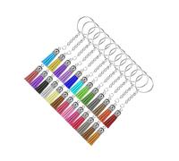 Zanthicia Paquete completo de suministros para llaveros con aros, anillas de salto y colgantes borlas cuero para una creatividad sin límites. 150 piezas llaveros, pulseras y colgantes.