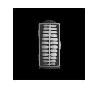 Zanthicia Paquete de 240 extensiones de uñas postizas para manualidades, puntas falsas para manualidades, prensa para pulir, práctica portátil, herramientas adhesivas para salón , Oval