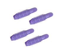 Zanthicia Paquete de 4 Clip de raíz cabello voluminizador natural Clip rodillo rizador portátil Suministros abrazadera peinado Regalos para mujeres, Violeta