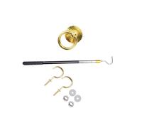 Zanthicia Para Sistema de Ganchos desplegables para Escalera de ático, artesanía Primera Calidad, Gancho Almacenamiento para ático Ligero y Duradero, Gancho desplegable fácil Transportar, Escalera