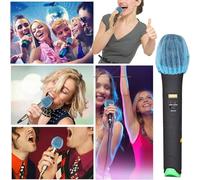 Zanthicia Parabrisas no tejido ligero y fácil de transportar para KTV, adecuado para cubierta de micrófonos bolsillo en forma U y O