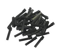 Zanthicia Pinza para el cabello de punta plana, eficaz, de una sola punta. Organización del hogar, versátil y para manualidades. Permite colocar flores.