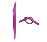 Zanthicia Plantilla para cejas, accesorios de estilismo, raspador, plantilla para depilación, afeitadoras, recortador de cejas, herramienta maquillaje práctica y segura, rosado