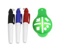 Zanthicia Plantilla para marcar la línea de la Bola de Golf. Línea cuadratura para el Putter Que Mejora alineación en el Campo. Dibuja líneas Rectas con Mucha más Facilidad. Plantilla Multiusos.