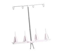 Zanthicia Portahilos de coser con 4 conos Portahilos de bordar y altura ajustable Características La parte inferior los conos costura está hecha ABS y la estructura principal es