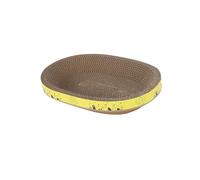 Zanthicia Rascador de cartón Duradero para Gatos, Cama de salón diseñada para el Disfrute los Gatos, con rascado Premium y Comodidad, Almohadillas corrugadas para rascar, en Forma Cuenco.