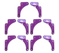 Zanthicia Refuerzo de Escalera para Engrosamiento de Muebles Que Ofrece Estabilidad y Soporte confiables para artículos del hogar. Placa en L para escaleras multifuncionales Placa Acero, Violeta