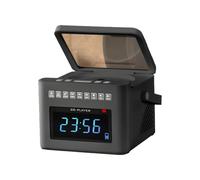 Zanthicia Reproductor de CD con conexión Bluetooth, Altavoz Dual, Sonido HiFi, transmisión bidireccional, Modo de Unidad USB, 11 h duración batería para Ultra Larga, Negro, Sin función Cinta