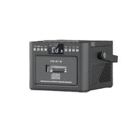 Zanthicia Reproductor de CD con conexión Bluetooth, Altavoz Dual, Sonido HiFi, transmisión bidireccional, Modo de Unidad USB, 11 h duración batería para Ultra Larga, Negro, Tiene función Cinta