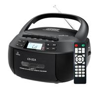 Zanthicia Reproductor de CD portátil con Opciones de reproducción versátiles, Amplia compatibilidad y Sonido Duradero Reproductores CD ABS para el hogar, Negro