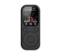 Zanthicia Reproductor de MP3 con Radio FM, fácil de Usar, Compatible con múltiples formatos, Reproductor música con Bluetooth ABS, música, Sonido, Negro