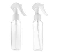 Zanthicia Set de 2 botellas compactas con pulverizador de gatillo, rellenables para maquillaje en aerosol y diseñadas para viajes. Juego 2 botellas vacías con pulverizador, 150 ml